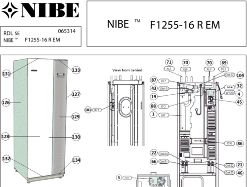 NIBE F1255-16 R EM 065314